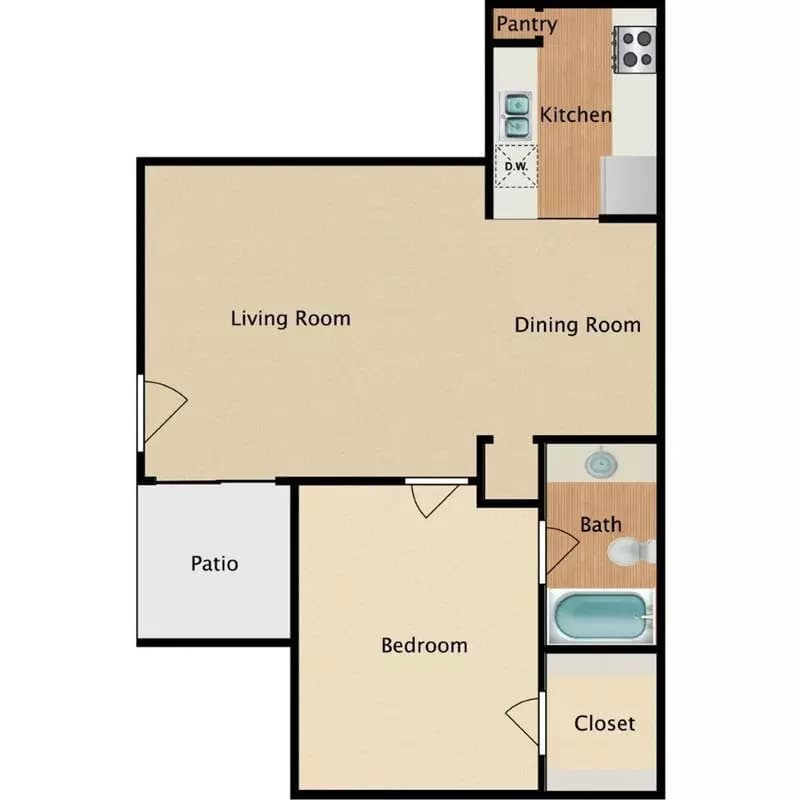 A2R - MIA Forest Oaks 230 floor plan