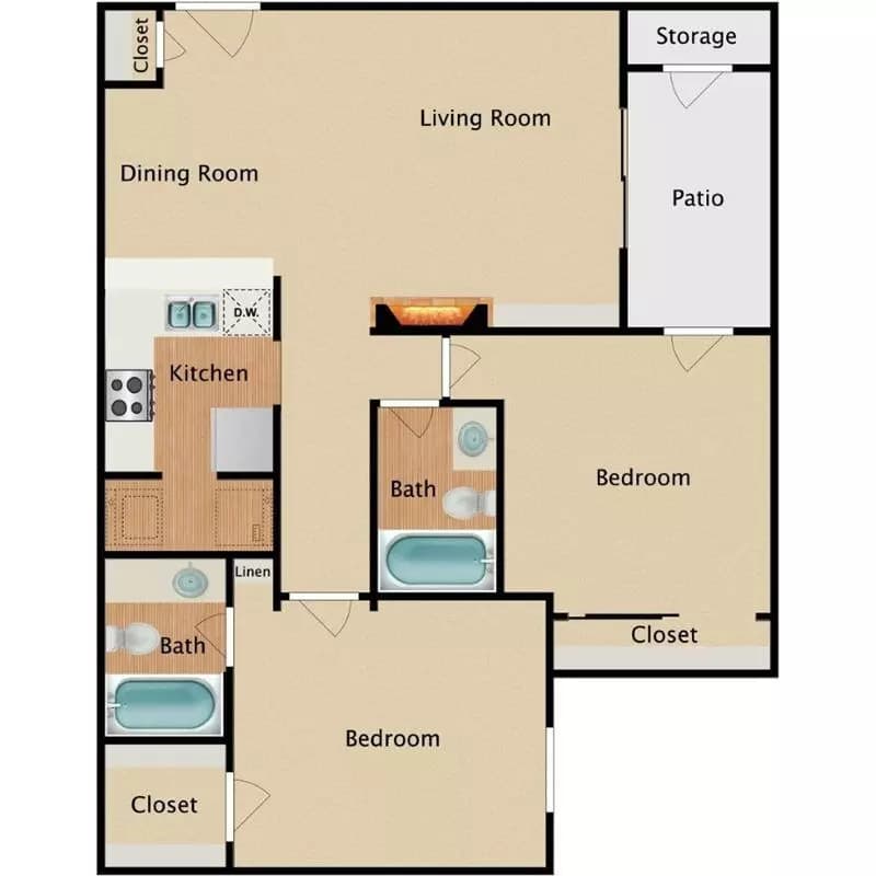 B2R - MIA Forest Oaks 366 floor plan