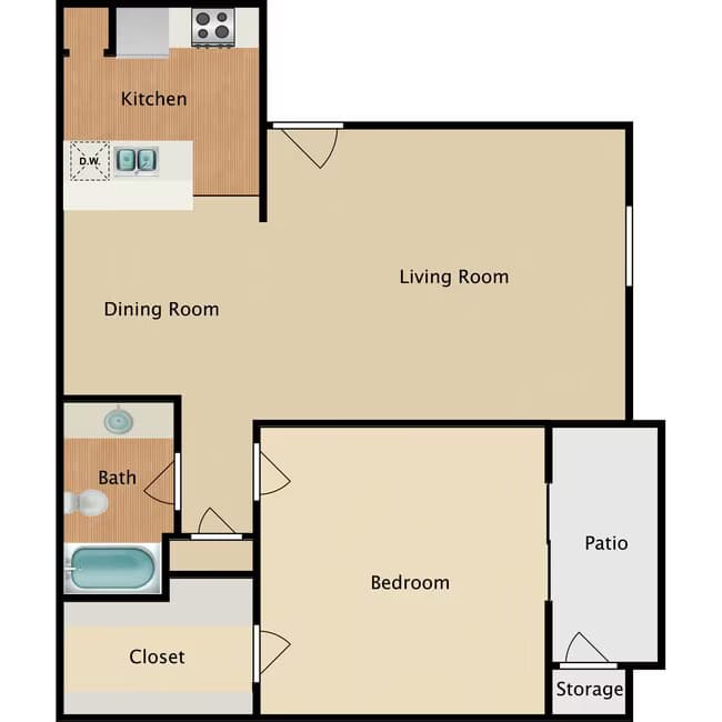 A2 - MIA Forest Oaks 132 floor plan