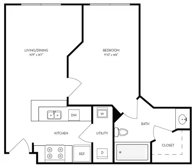 Unit 1322 1322 floor plan