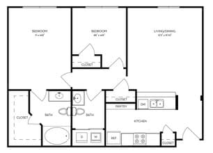 B1R 1121 floor plan