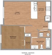 A1 2101 floor plan