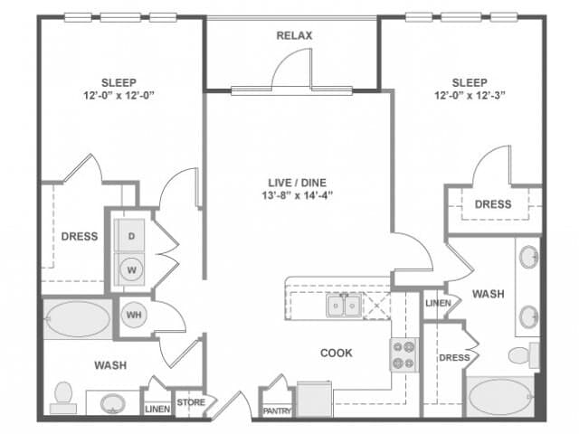 C4a 1-1112 floor plan