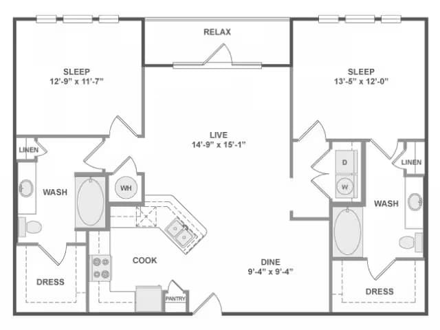 C6 1-1138 floor plan
