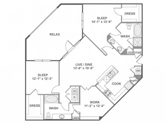 C7 1-1316 floor plan