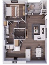 1/1 T1122 floor plan