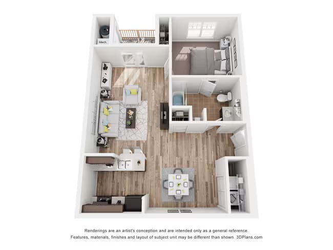 Unit 3-304 301 floor plan