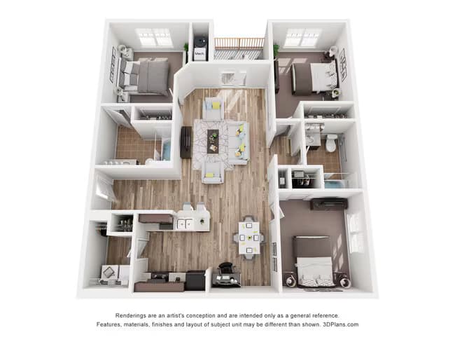 Unit 4-107 202 floor plan