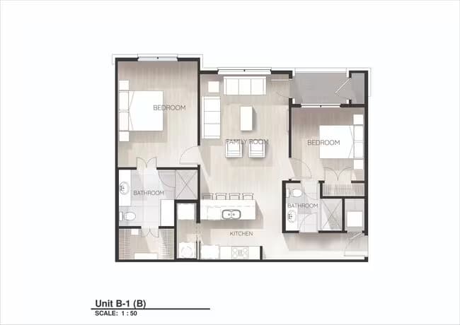 Unit 1-205 1-205 floor plan