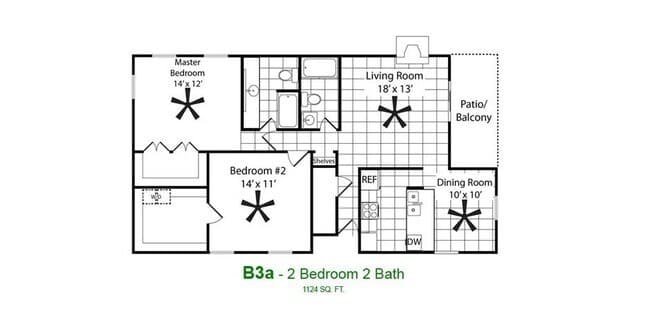 B3A 201 floor plan
