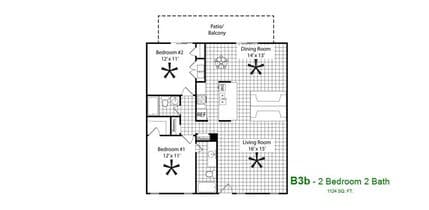 B3B 223 floor plan