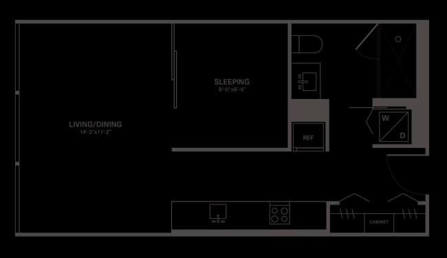 S1 Tower 1-1111 floor plan