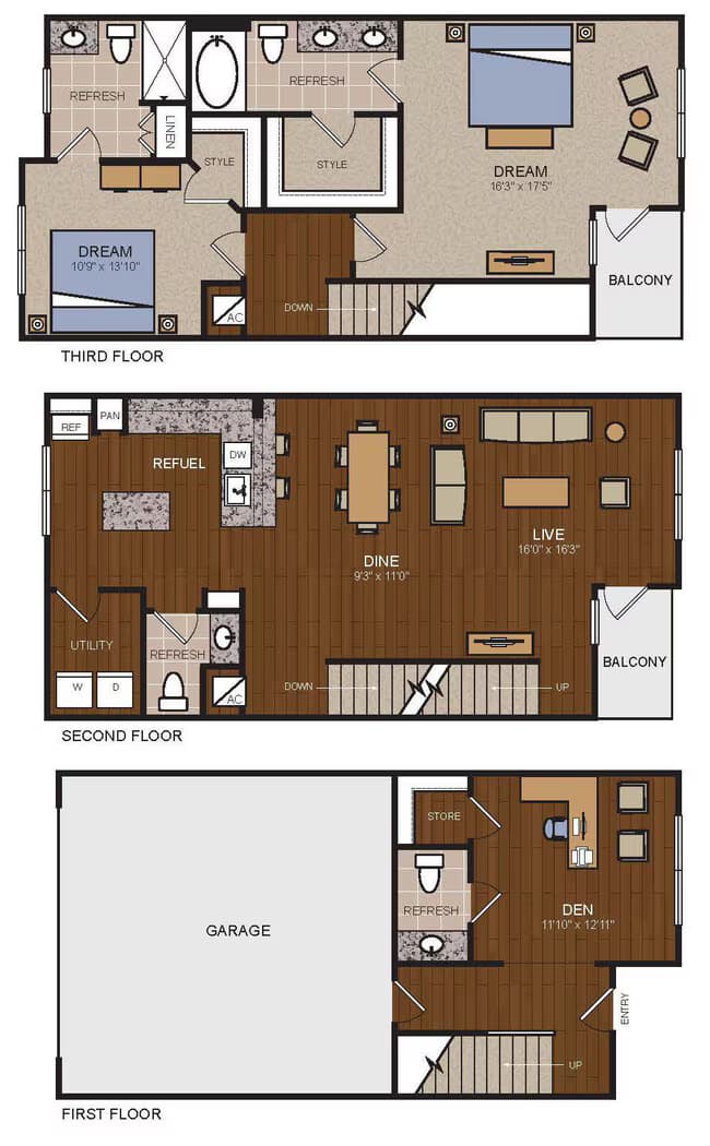 Unit 402 303 floor plan
