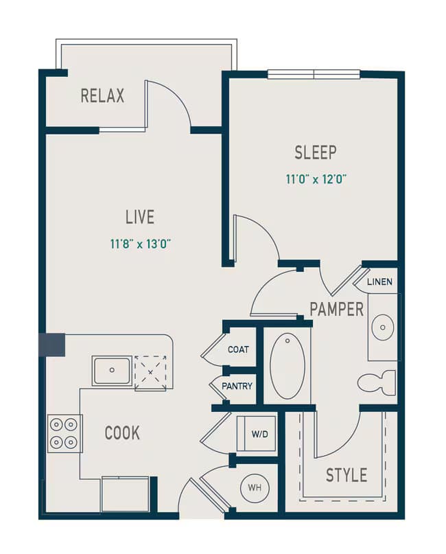 Unit 1433 1433 floor plan