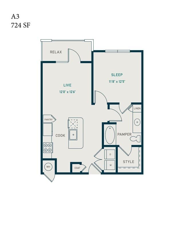 Denton A3 1358 floor plan