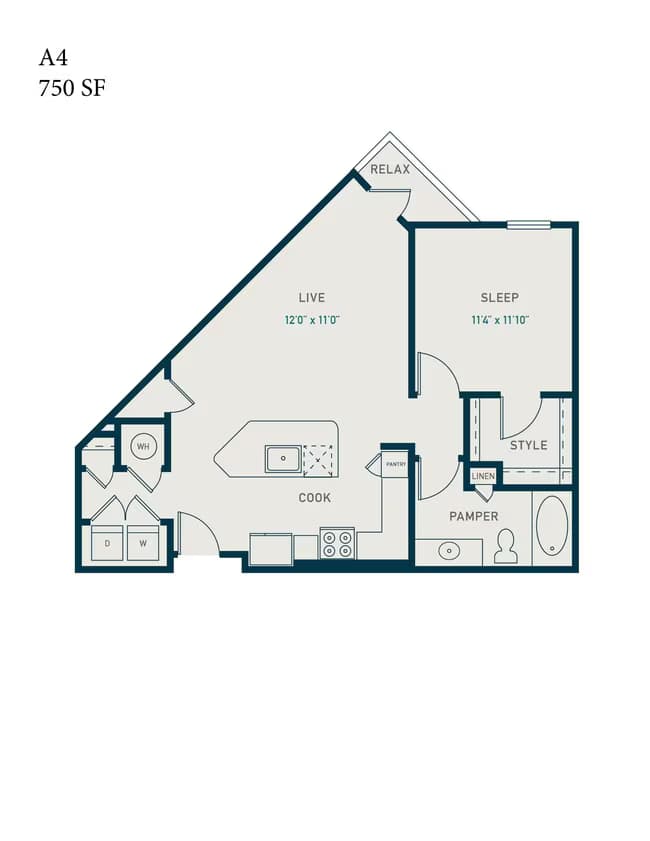 Denton A4 1427 floor plan