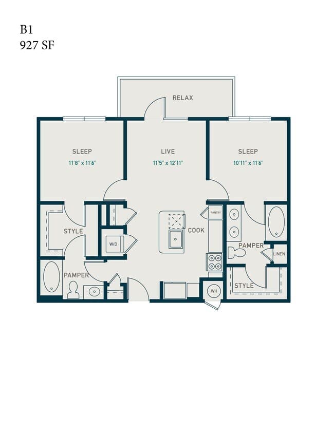 Denton B1 1149 floor plan