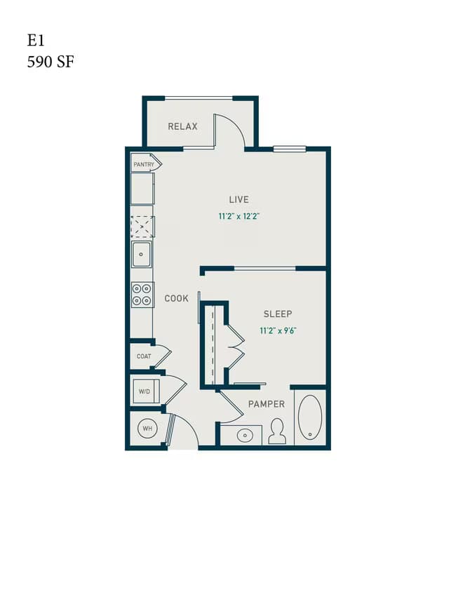 Denton E1 1342 floor plan