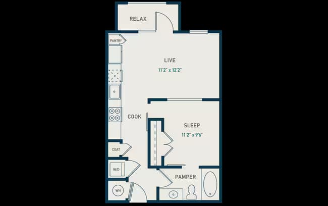 Unit 1430 2339 floor plan