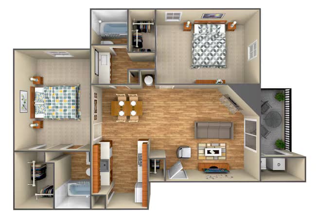 Unit 1924 1924 floor plan