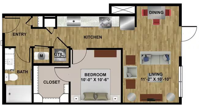 Abstractionist 1-1325 floor plan