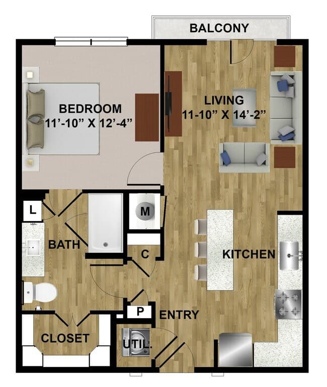 Expressionist 1-1439 floor plan