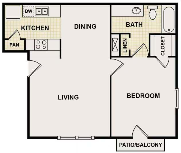 Unit 413 224 floor plan