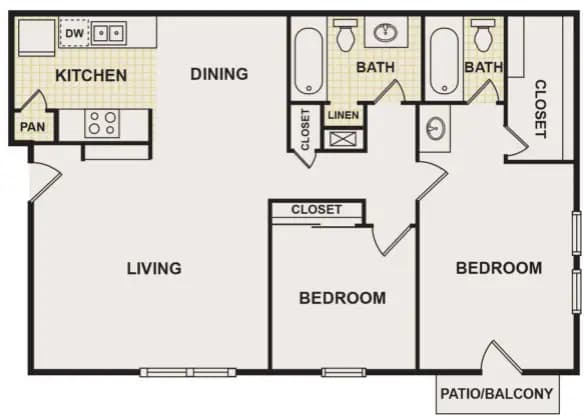 2D 114 floor plan