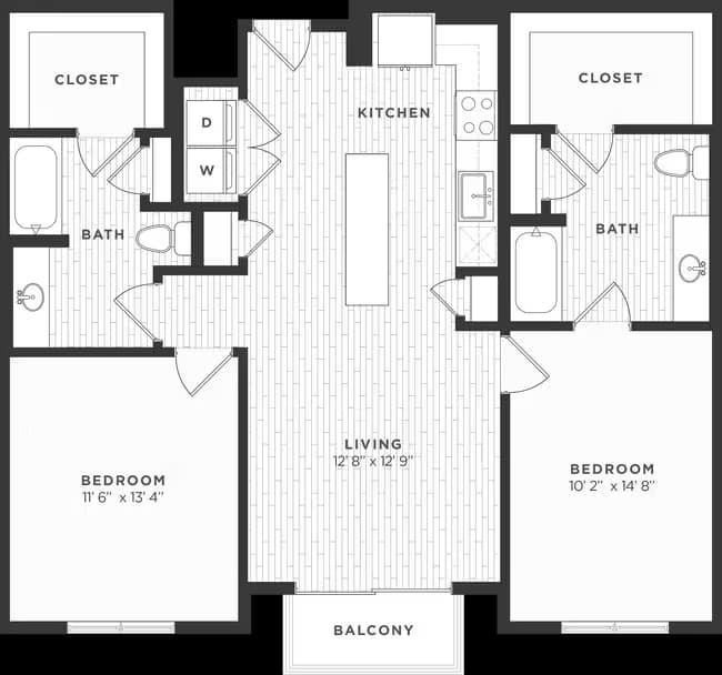 Unit 1163 1163 floor plan
