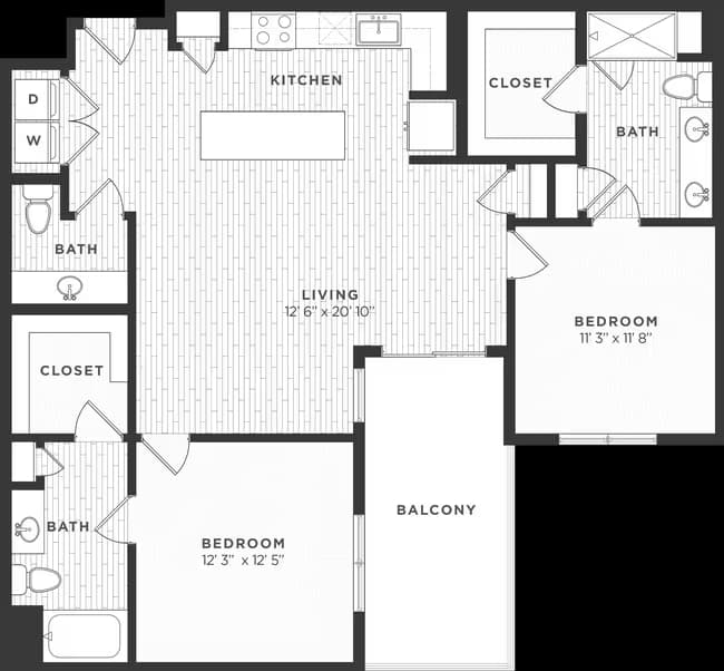Unit 1265 1265 floor plan