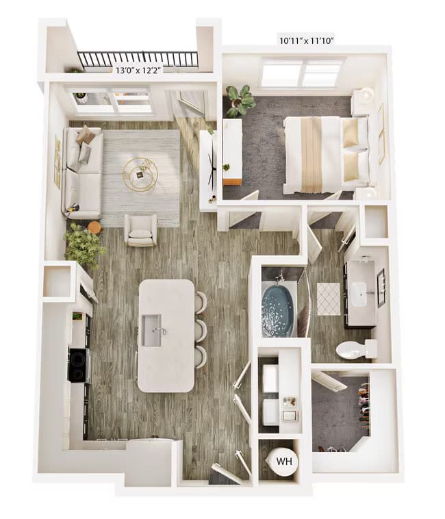 Unit 4318 4318 floor plan