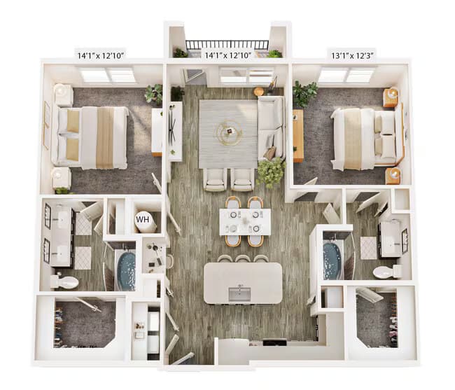 Unit 3312 3312 floor plan