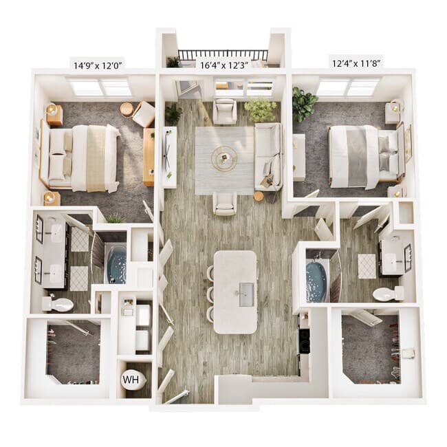 Unit 7319 7319 floor plan
