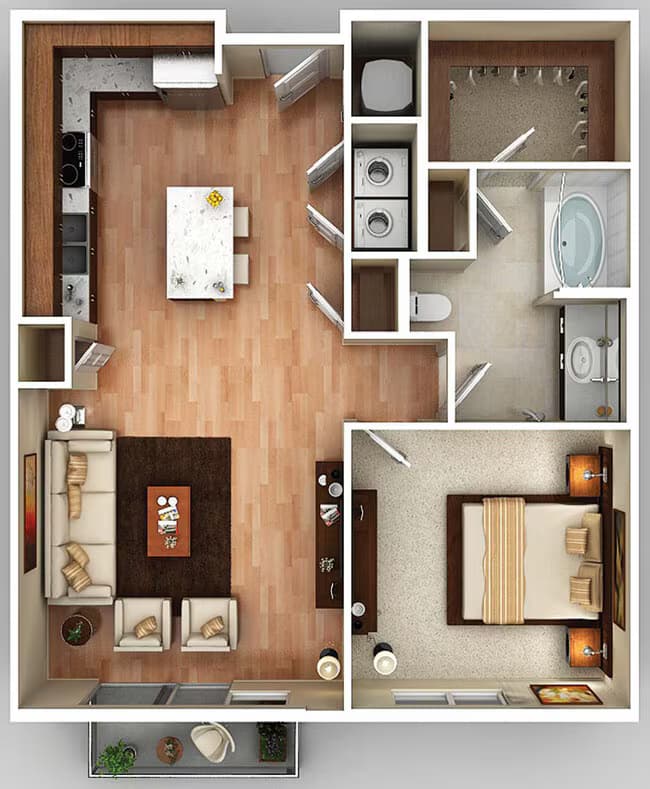 1b1 2104 floor plan