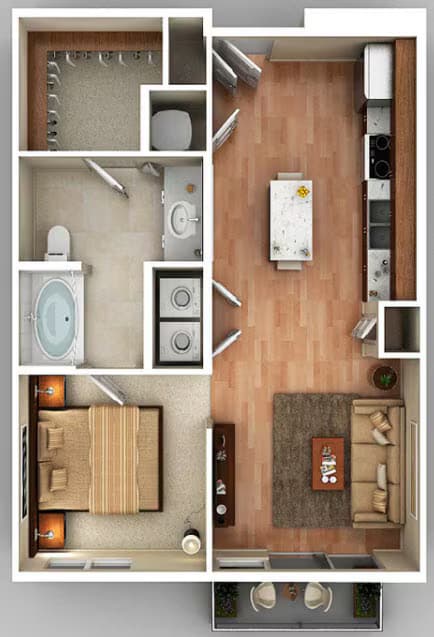 Unit 3329 3216 floor plan