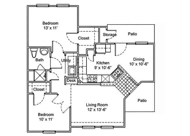 Unit 1507 1507 floor plan