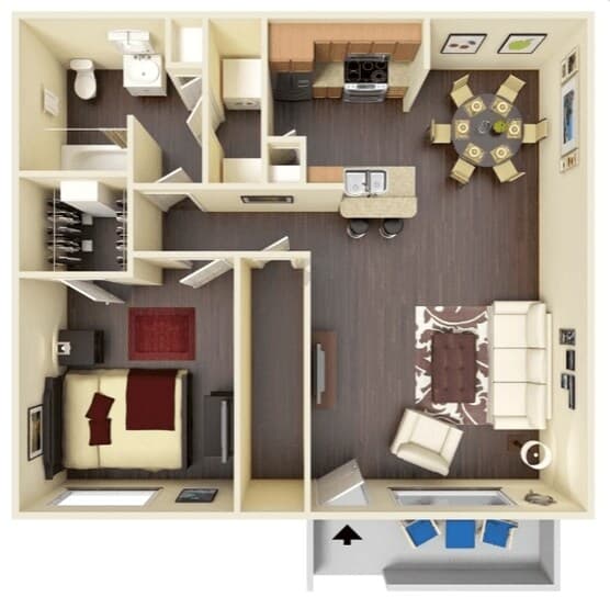 Unit 2524 2524 floor plan