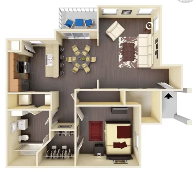 A4 121 floor plan