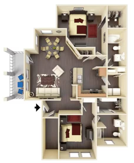 B3 1318 floor plan
