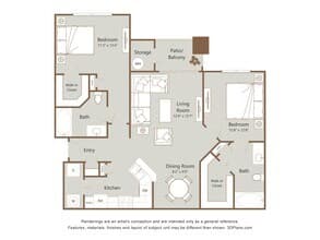 B3R 1027 floor plan