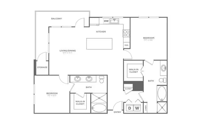 B3 2119 floor plan