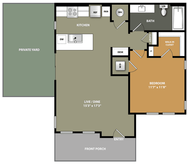 Unit 13007-BI 13007-BI floor plan