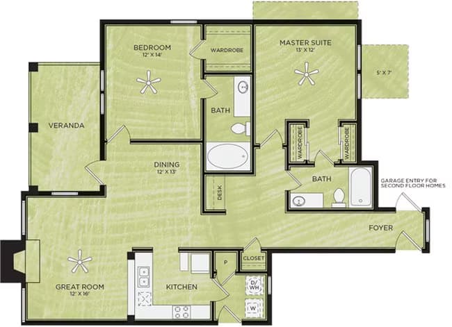 Unit 2232 2232 floor plan
