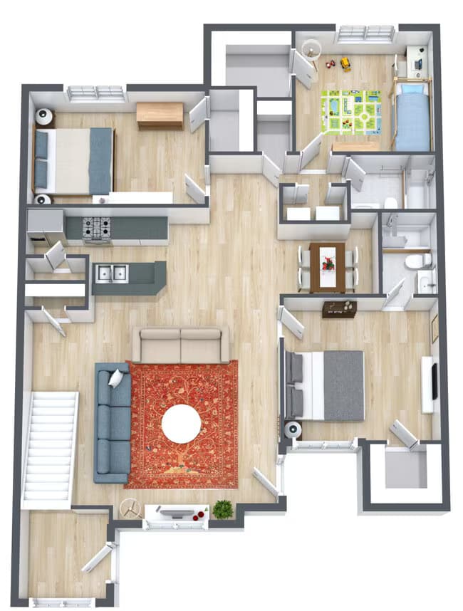 3AU2 410 floor plan