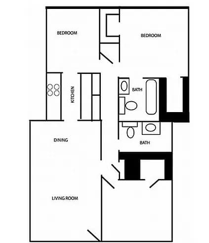 Unit 256 256 floor plan