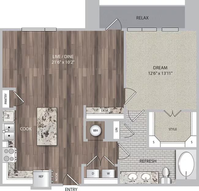 A7 402 floor plan