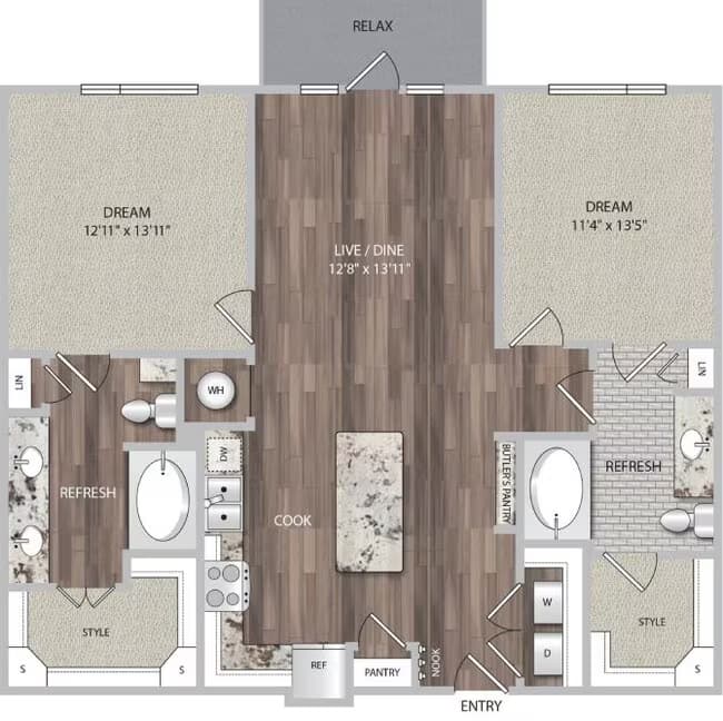 B1 522 floor plan