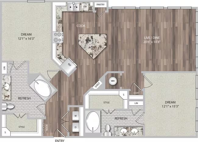 B4 232 floor plan