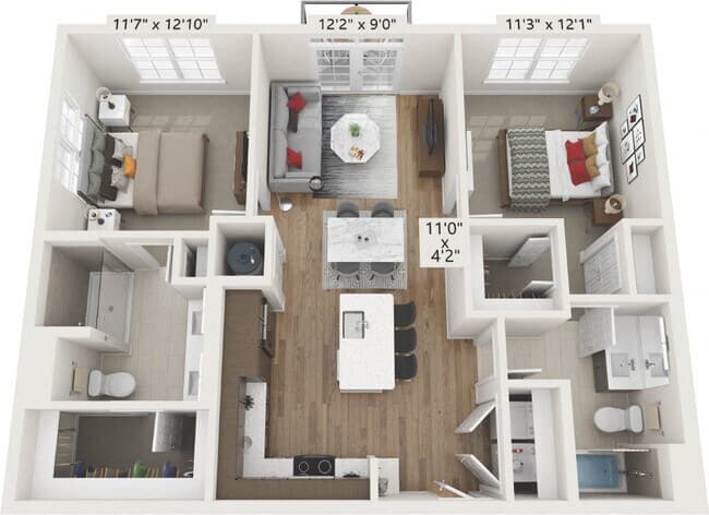 Unit 3208 3208 floor plan