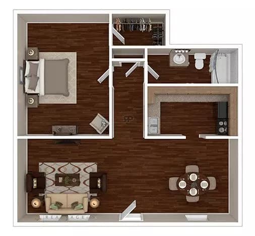 A1 Renovated 239 floor plan